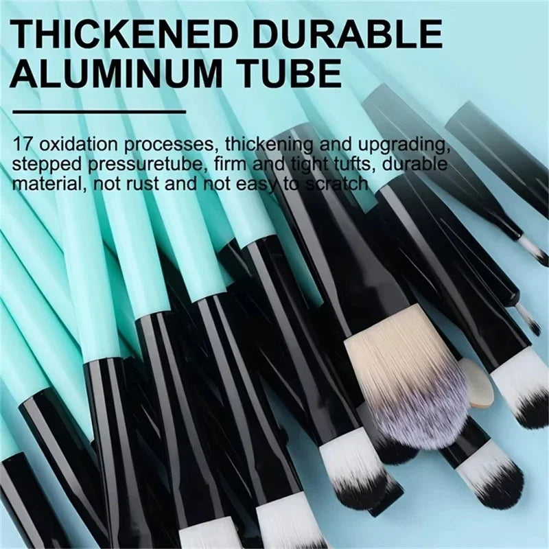 Makeup Brushes Set 20pcs Soft Eye Brush Kit Professional Foundation Concealer Blending Makeup Brush Beauty Tool Makeup Kit Qme