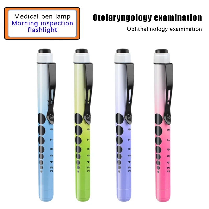 Medical Pen Light Portable Pocket LED Penlight Torch Otoscope Qme
