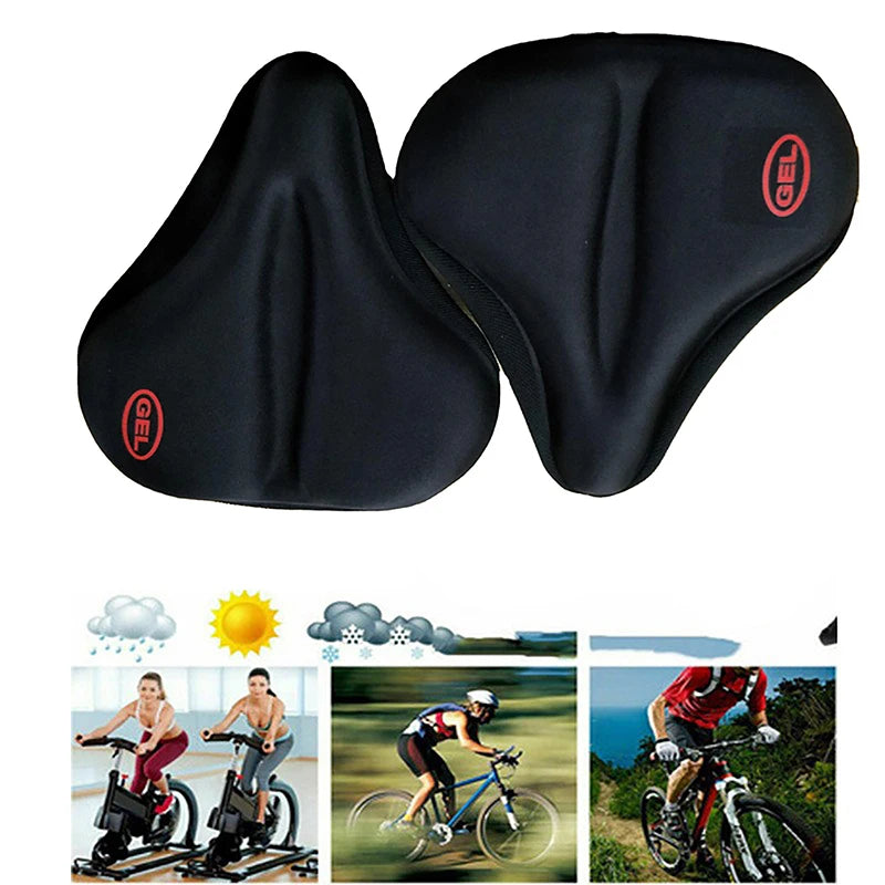 Bigger Wider Bicycle Silicone Cushion Cover Thicker Mountain Electric Qme