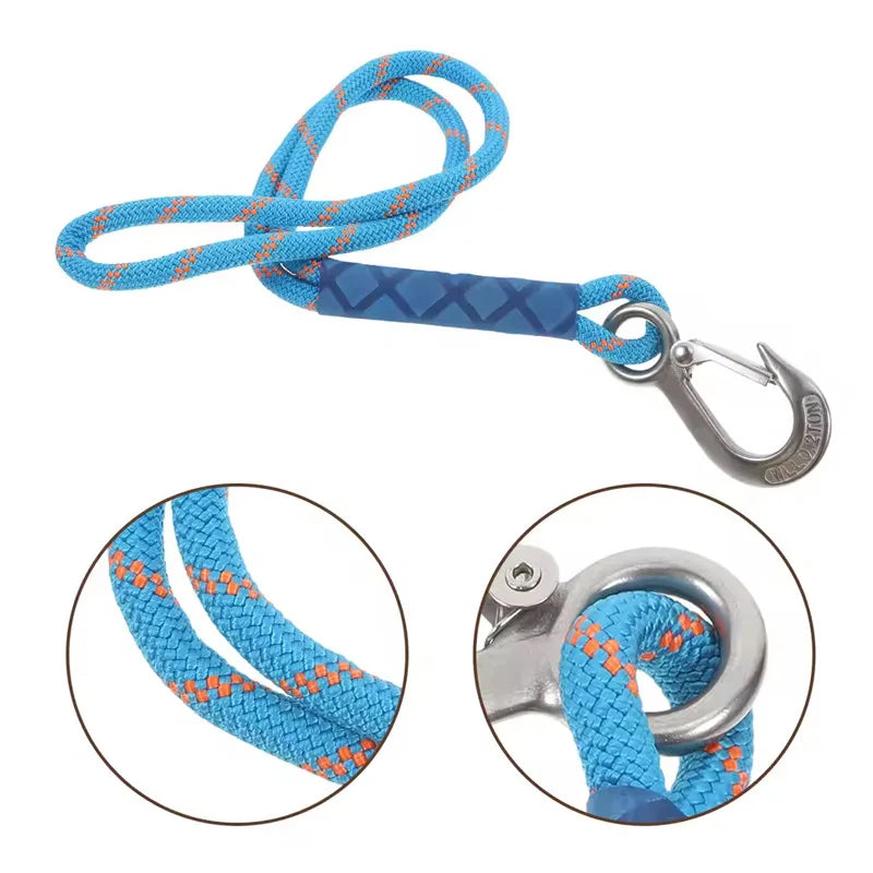 Nylon Swing Strap Wear Resistant Hanging Rope 60 90 150cm with Stainless Steel Hook for Tree Swing Hammock Patio Chair Outdoor Qme