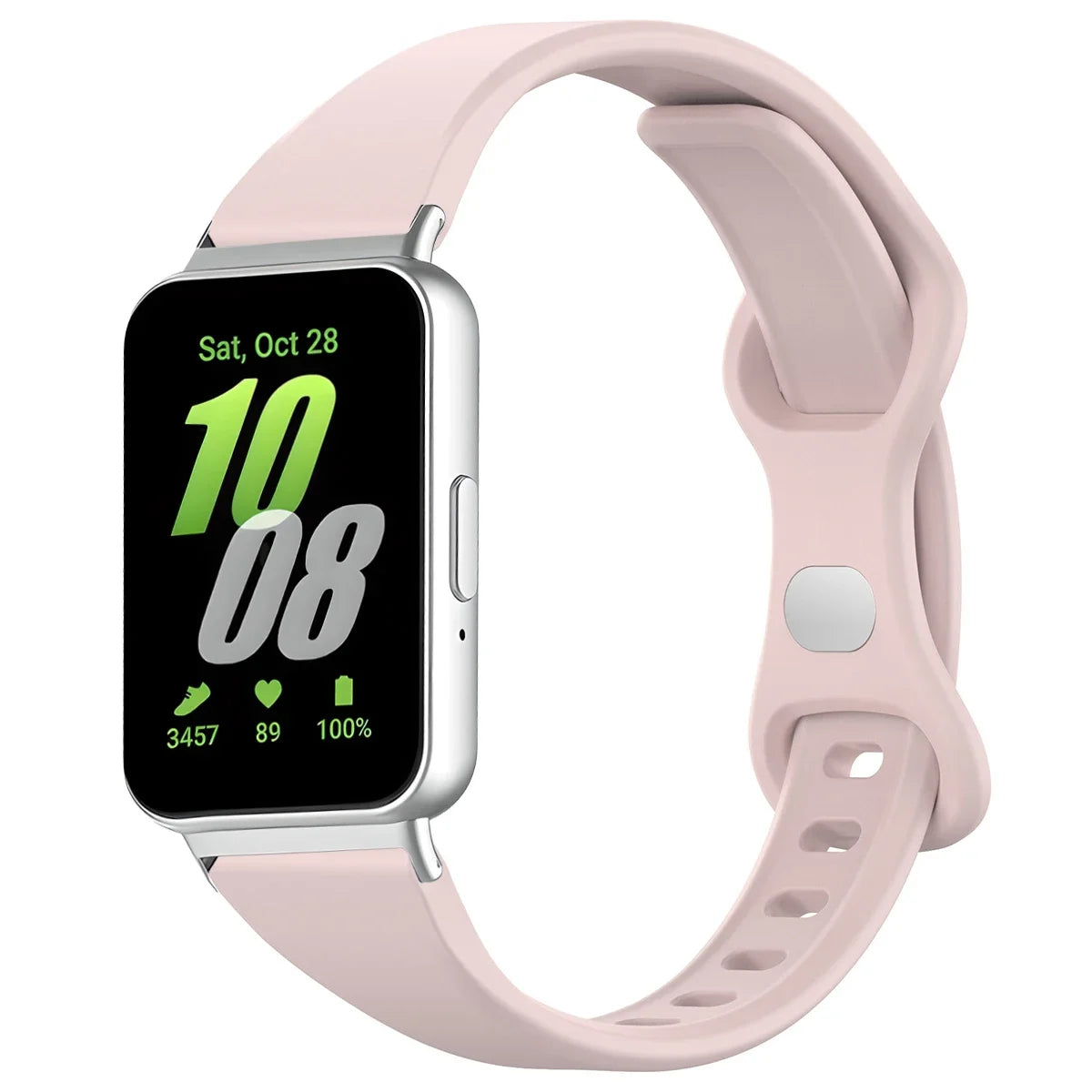 Strap for Galaxy Fit 3 Watch Strap Samsung Girls Adapter Woman Accessories Strap Band Bracelet Silicone Women Bracelet Qme P for Galaxy Fit 3