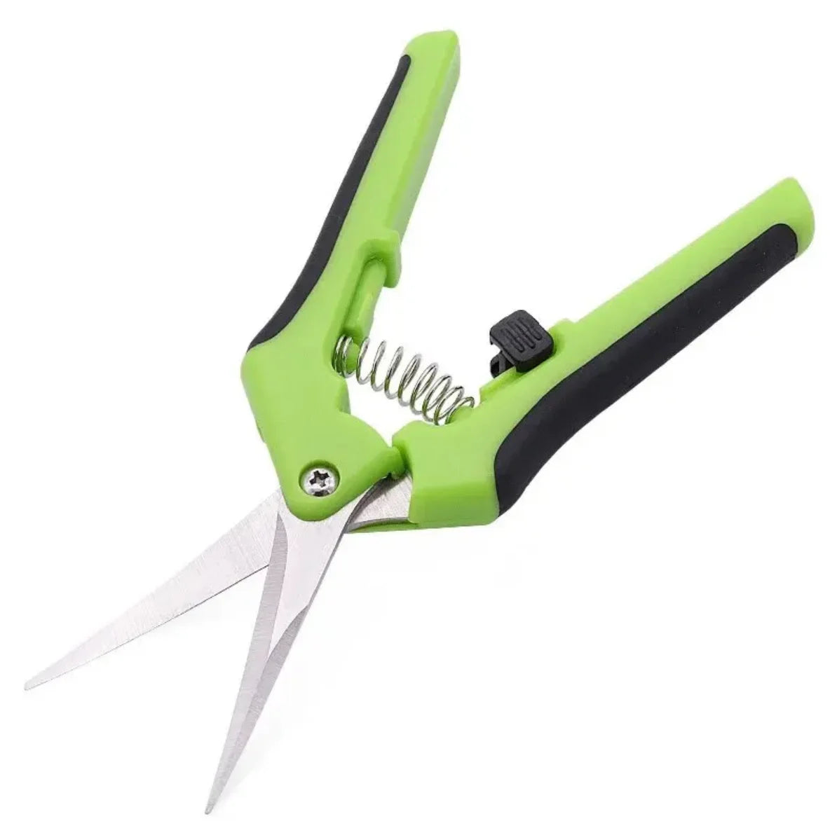 Garden Scissors Pruning Shears Non-slip Labor-saving Flower Branch Qme green