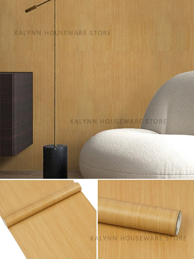 Wood Contact Paper Wallpaper Peel Stick Light Grain Stickers Cabinets Qme Wood Grain 00010 10mx45cm