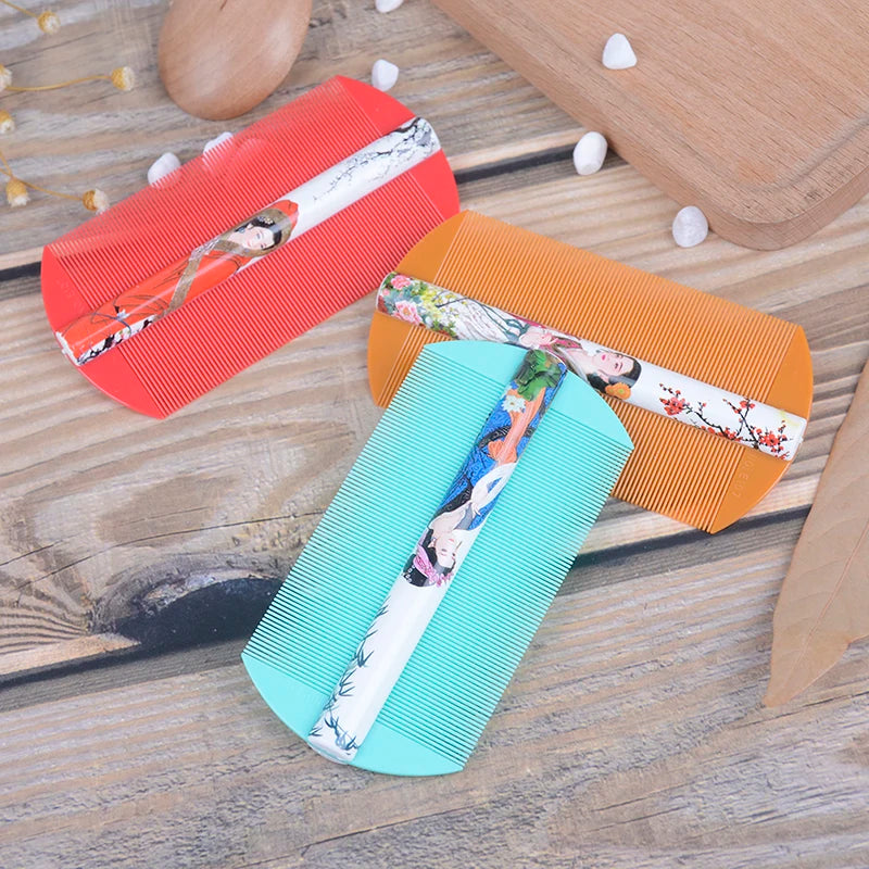 Styling Tool Dual-sided Lice Dandruff Comb Fine-toothed Encryption Qme