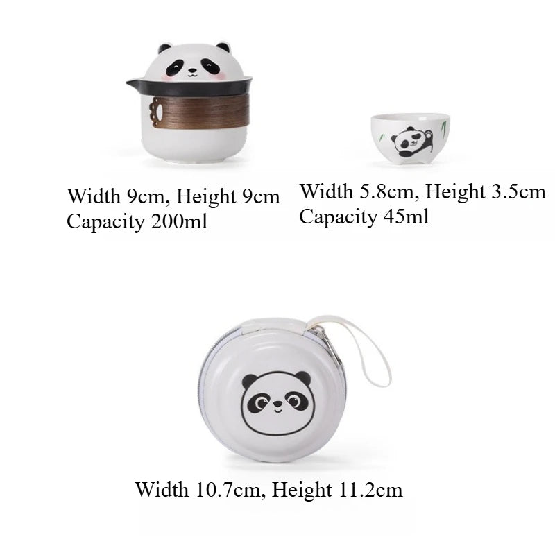 Panda Outdoor Camping Travel Tea Qme
