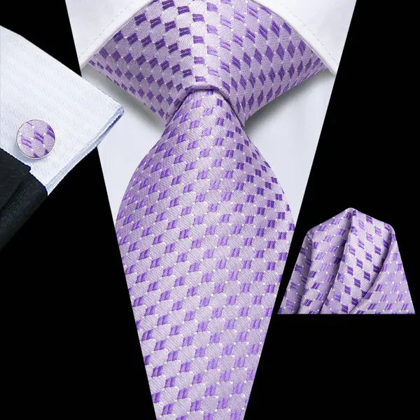 Complete Men's Tie Accessories Bundle Classic Pocket Handkerchief Qme DPTH-LDSN3906