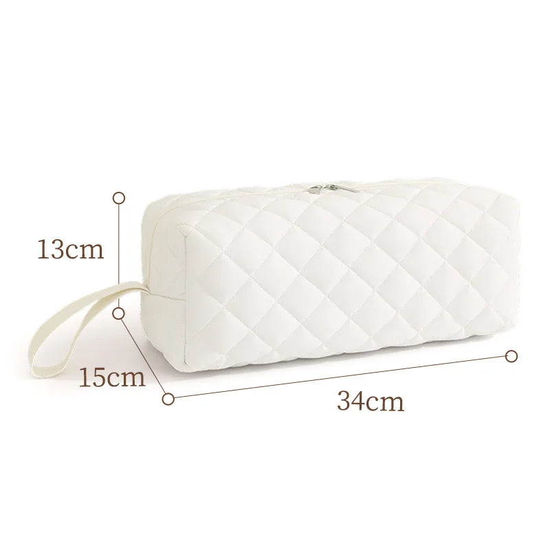 B New Model Portable Hair Dryer Storage Bag Hair Dryer Travel Storage Bag Storage Bag Portable Travel Case Storage Qme Beige