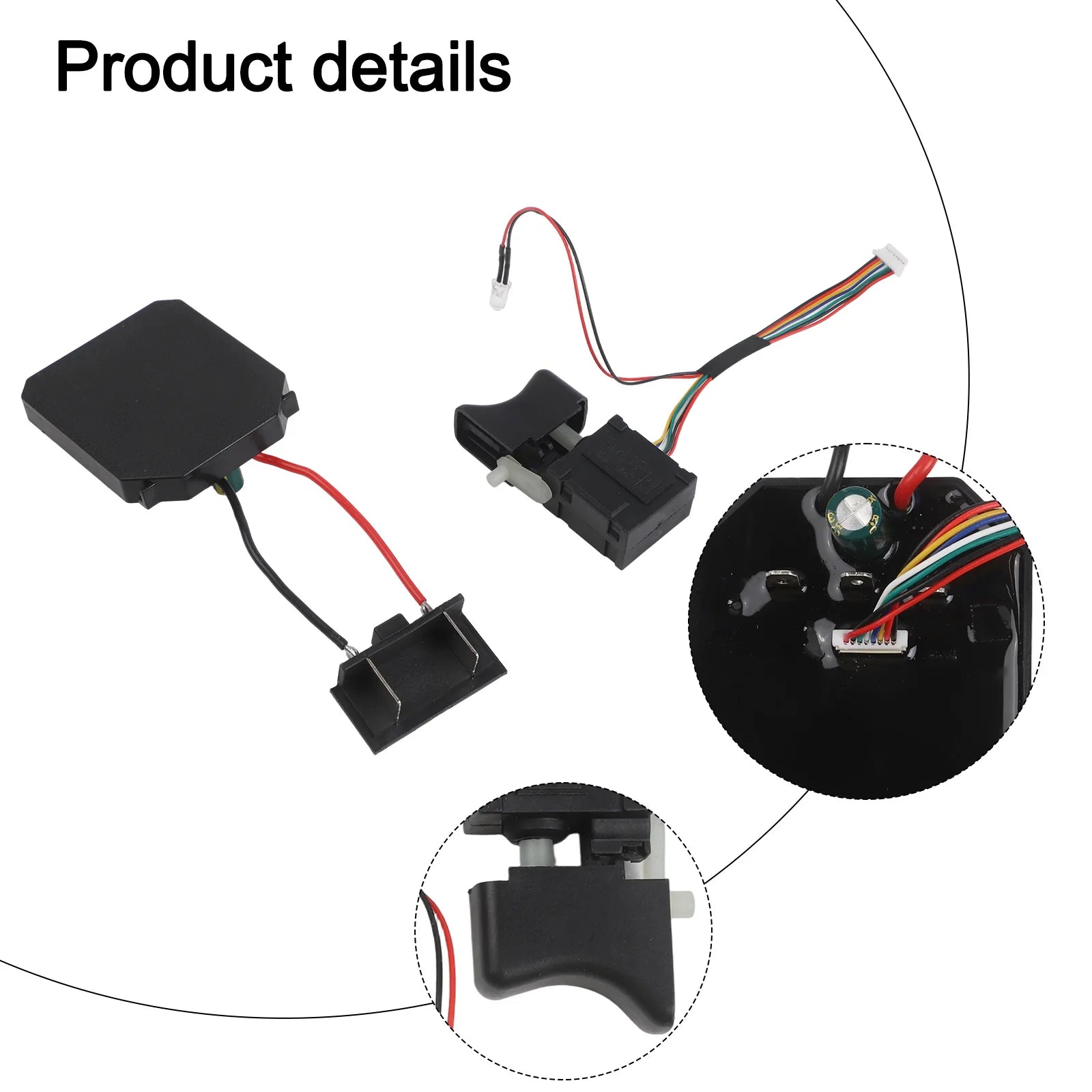 Brushless Electric Wrench Drive Control Board Switch 2106 161 169 Qme