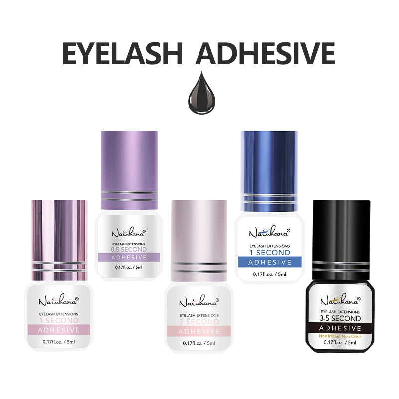 NATUHANA Floral Scent Lashes Glue Tulip Adhesive Eyelash 1s Second Qme