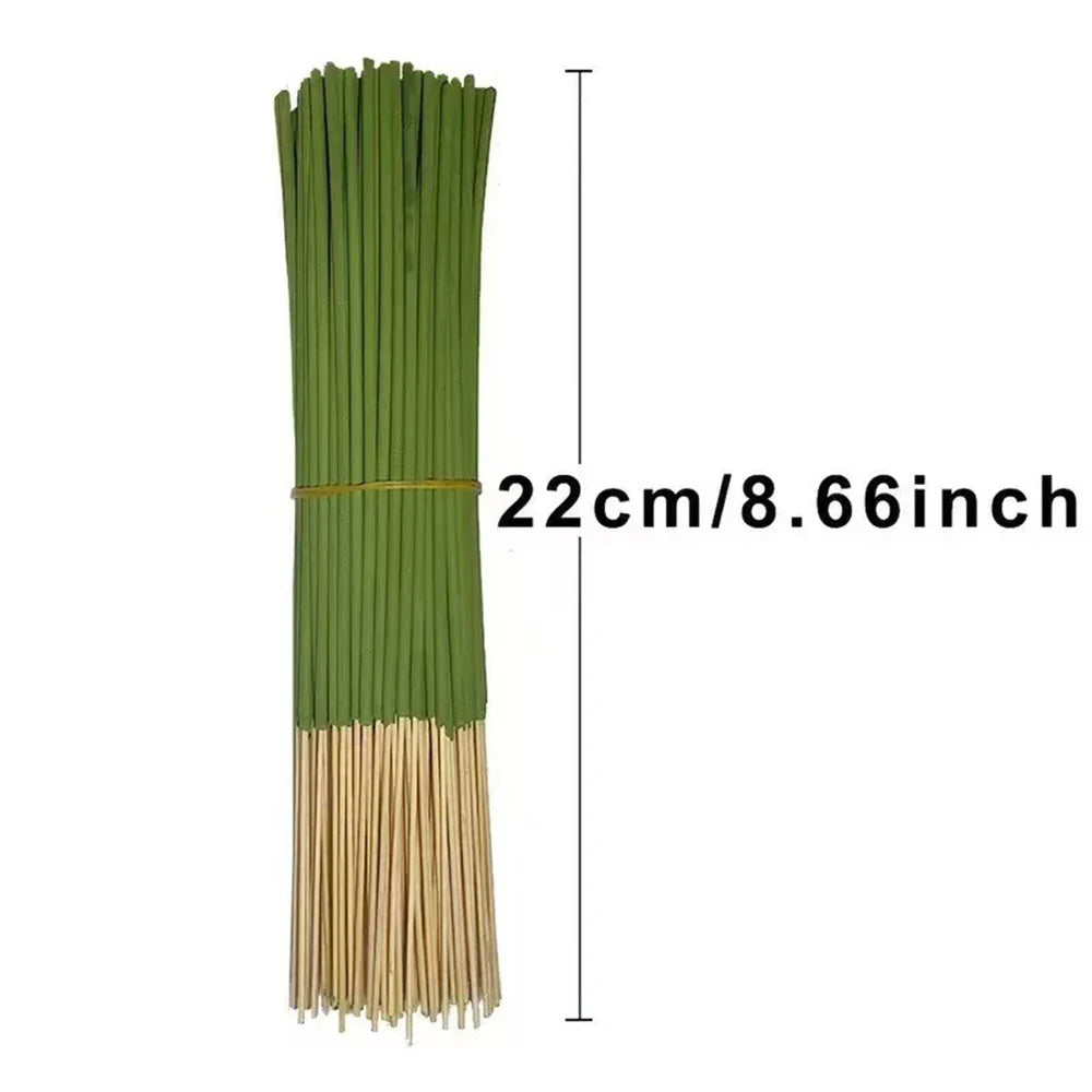 Extended Lemongrass Oil Lemongrass Stick - 45 Minute Burning Time, Artificial Wood Summer Fragrance for Home, Camping, Courtyard Qme