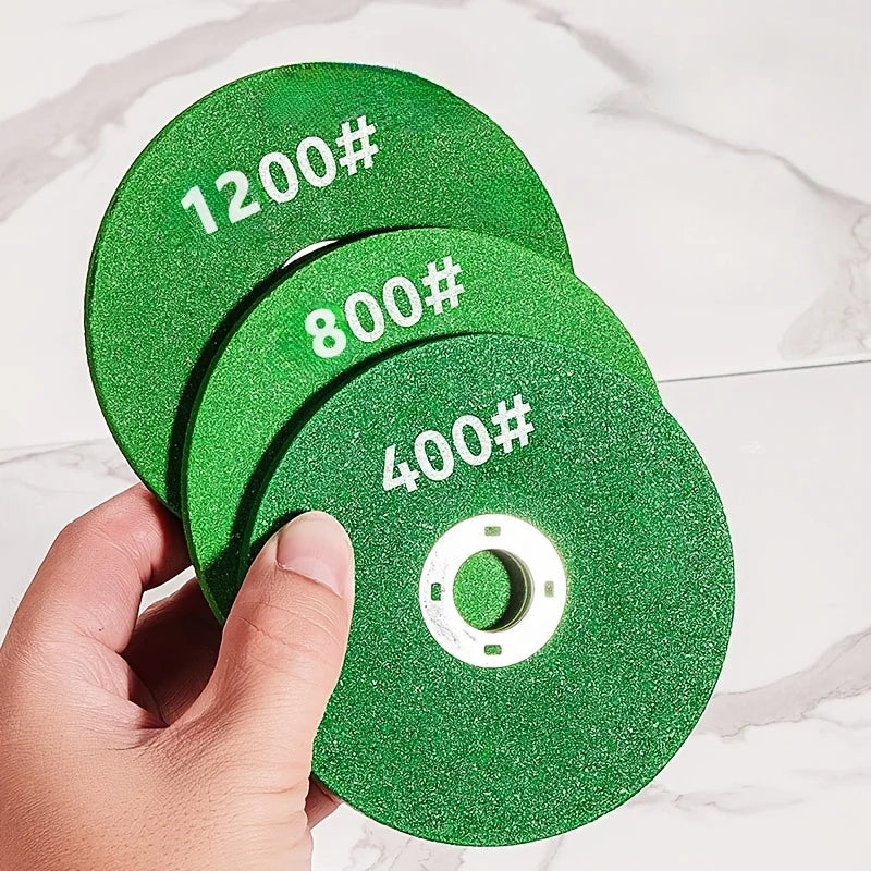 100mm Grinding Wheel Thickened Cutting Disc Stainless Steel Abrasive Polishing Pad for Stone Marble Granite Iron Alloy Cerme Qme