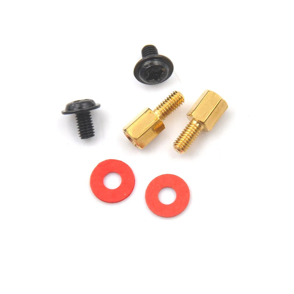 12pcs Computer Screws Motherboard Standoffs/ Screws/ Washers Kit Qme