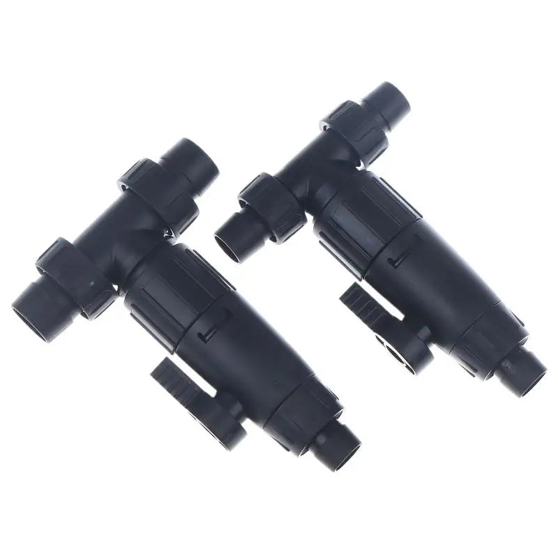 3-Way Valve Aquarium Filter Connector Accessories 12 Double Tap Quick Qme