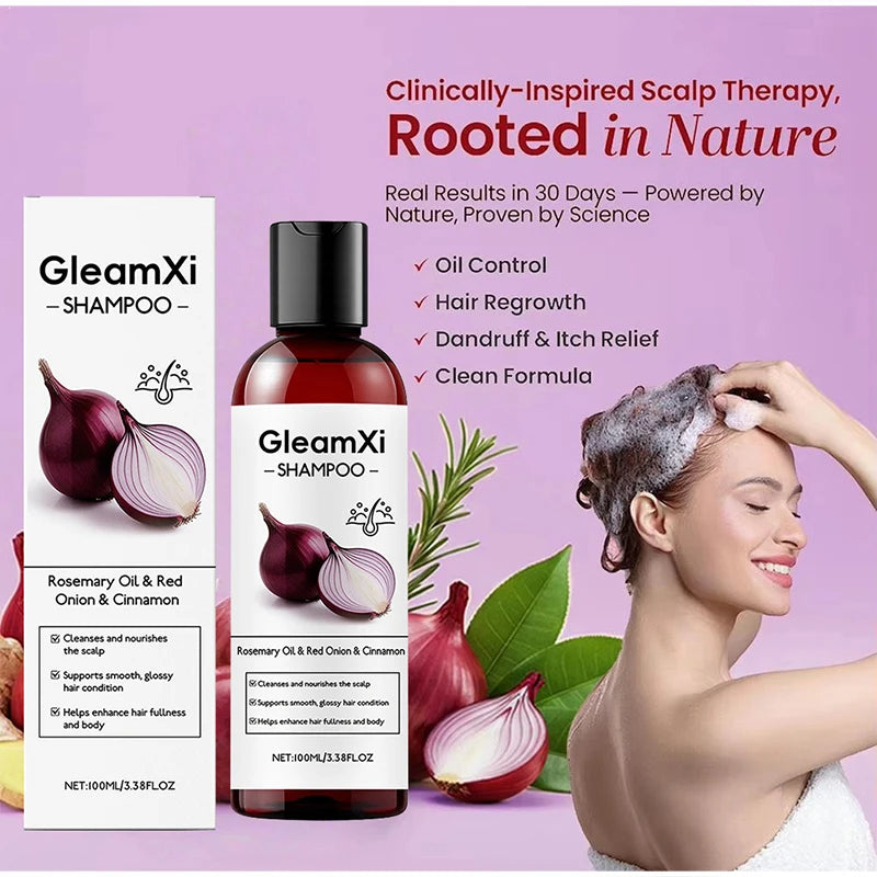 Rosemary Red Onion Hair Care Shampoo Balances Oil Dryness Enhances Qme