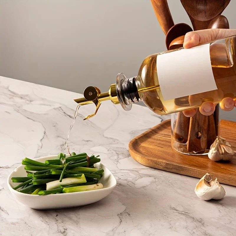 Glass Olive Oil Dispenser Bottle Seasoning Bottle Vinegar Bottle Condiment Container for Home Kitchen Stuff Kitchen Gadgets Qme