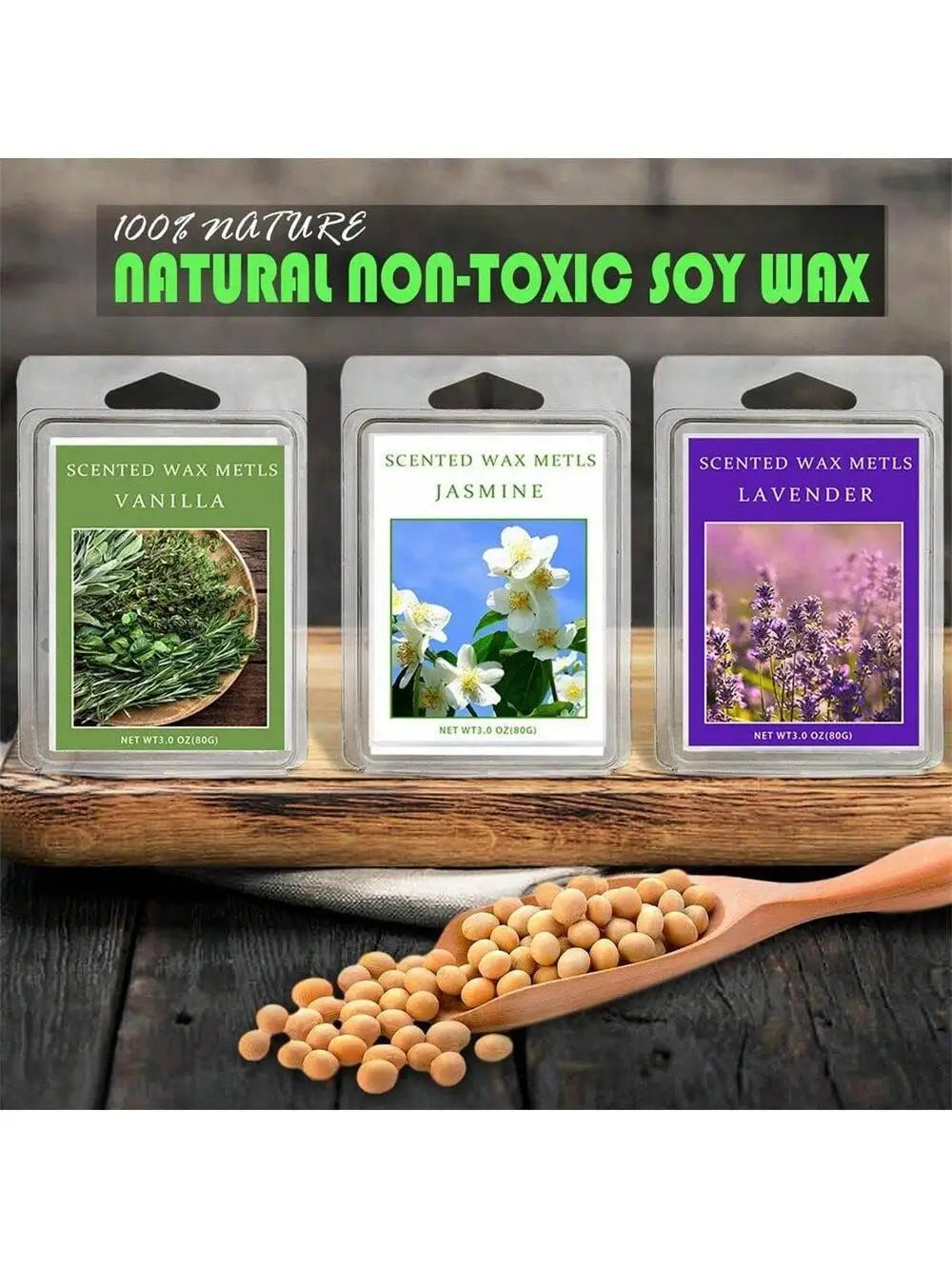 Plant Essential Oil Soybean Wax Aromatic Block Furnace Holiday Qme