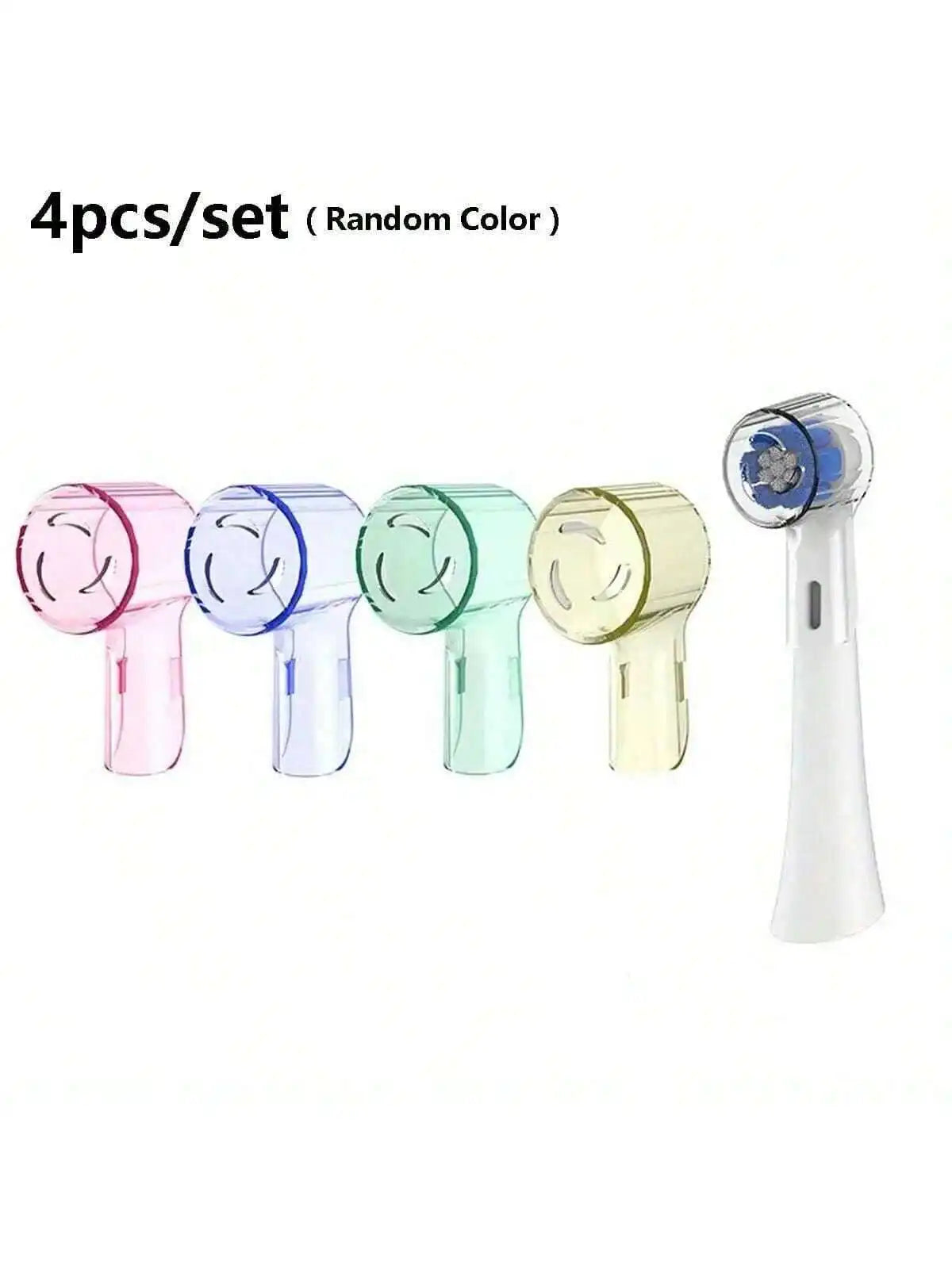 Toothbrush Head Covers Plastic Dust Cover Electric Care Replacement Qme 4pcs