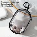 Display Pouch Clear Storage Case Anime Cartoon Dolls Plush Doll Out Qme B1
