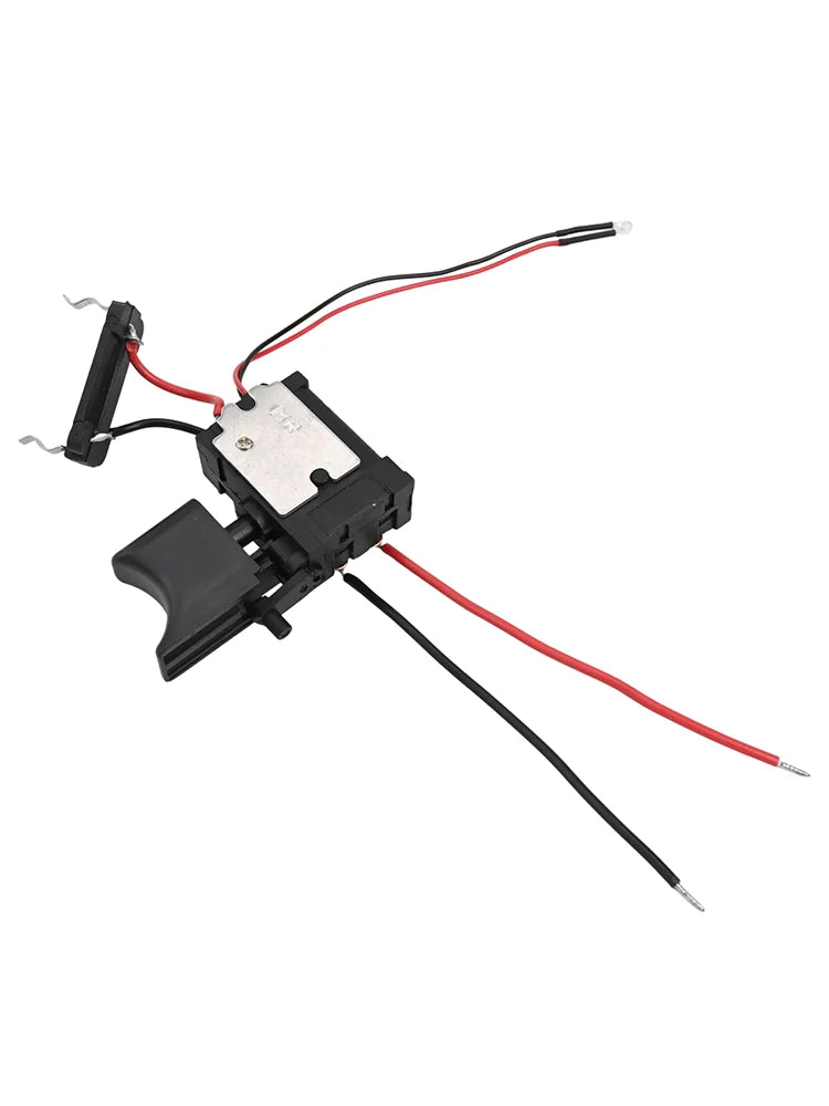 1 Piece 16.8V 18V Lithium Battery Cordless Drill Speed Control Trigger Switch With Small Light Power Tool Easy Assembly Qme