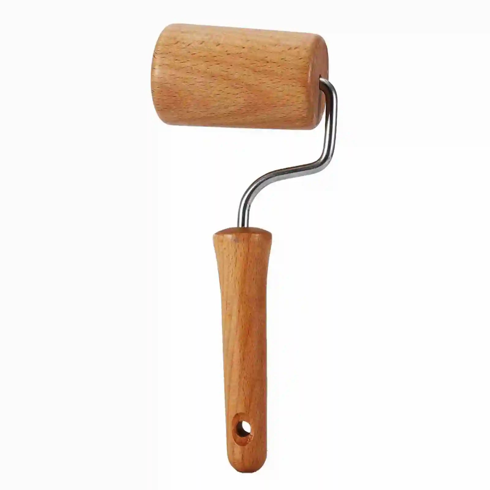 Wooden Rolling Pin Pastry and Pizza Dough Roller Manual Baker Roller Smooth Surface Baking Tool for Kitchen Cake Pizza Bread Qme Type 3