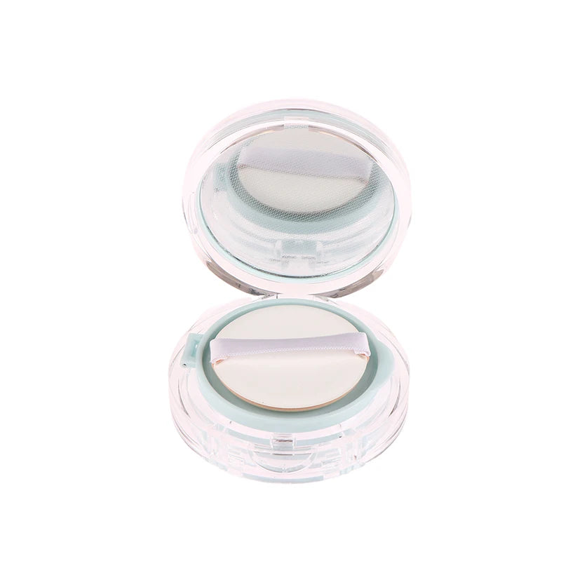 Reusable Air-cushion Puff Compact Portable Cosmetic Case Powder Qme