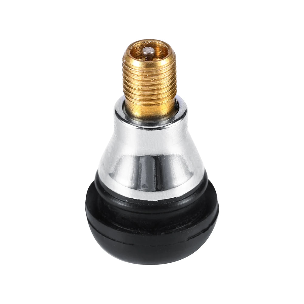 1PC TR412 AC Tire Valves brass Chrome Tubeless wheel valve for cars motorcycles Rubber Valve Stem Valve Stem Snap in Valve Stem Qme