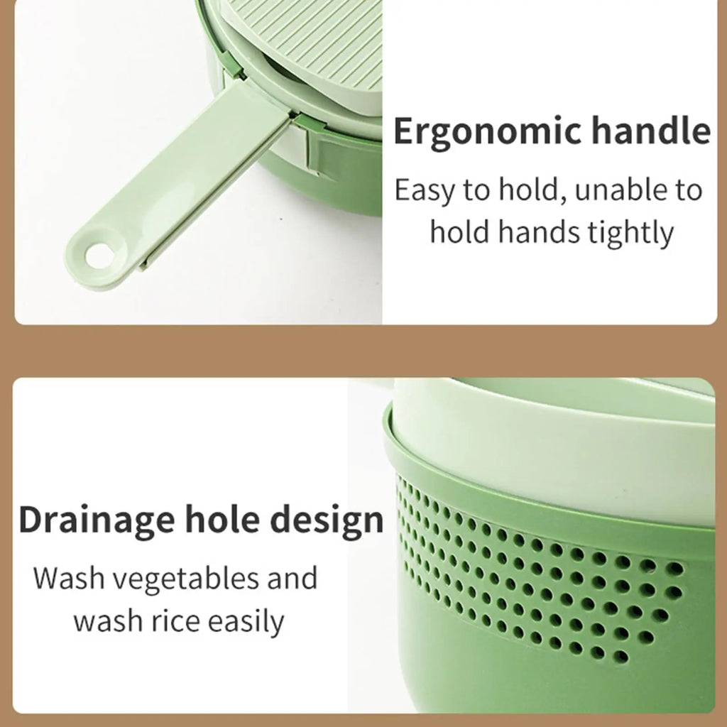 Vegetable Chopper Dicer 16-In-1 Veggie Dicer Food Cutter Household Tomato Chopper For Fruit Potato Cabbage Salad Cheese Onion Qme