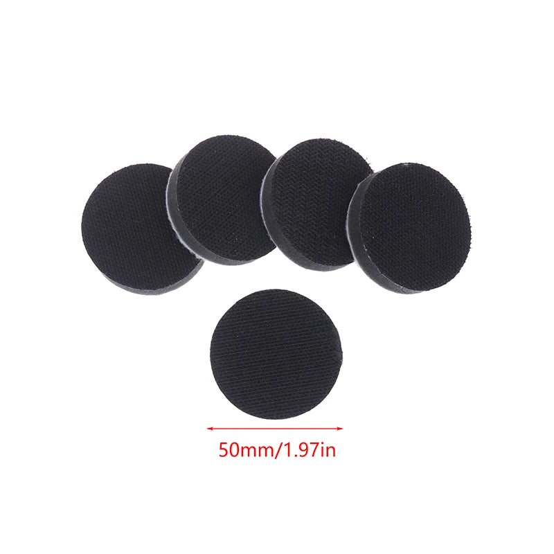 5Pcs 2/3/5 Inch Soft Density Sponge Sanding Pads Interface Pad Polishing Cushion Buffer Backing Pad For Power Tools Accessories Qme 2 inch