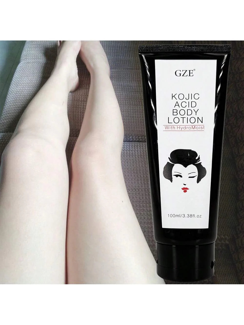 GZE Kojic Acid Body Lotion With Kojic Acid & Niacinamide Moisturizing Hydrating Face & Body Cream Suitable For Alll Skin Types Qme