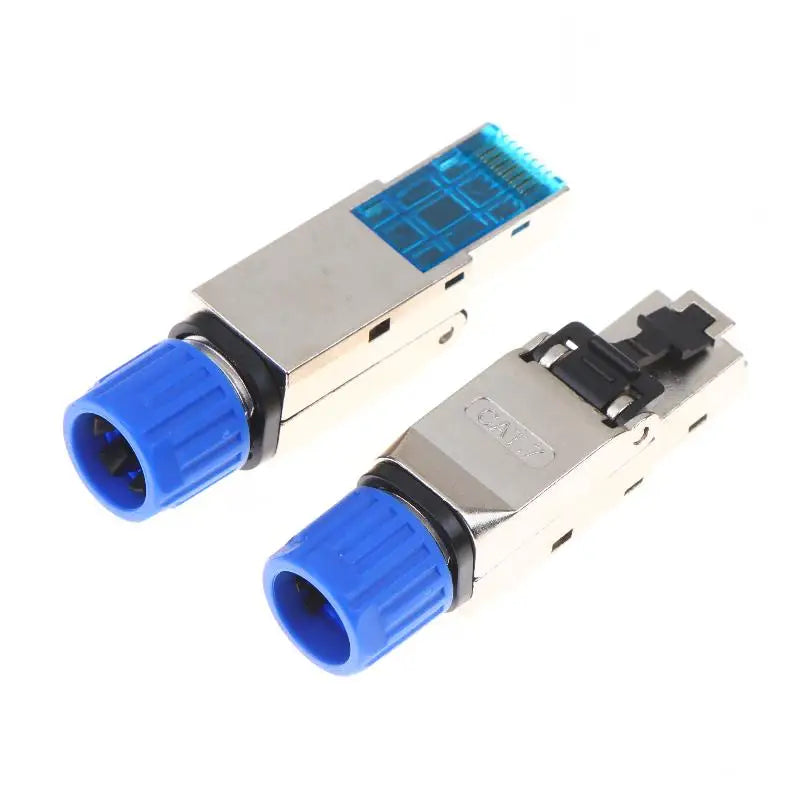 Network Cable Plug Toolless Shielded Connector Suitable 22 26AWG Qme