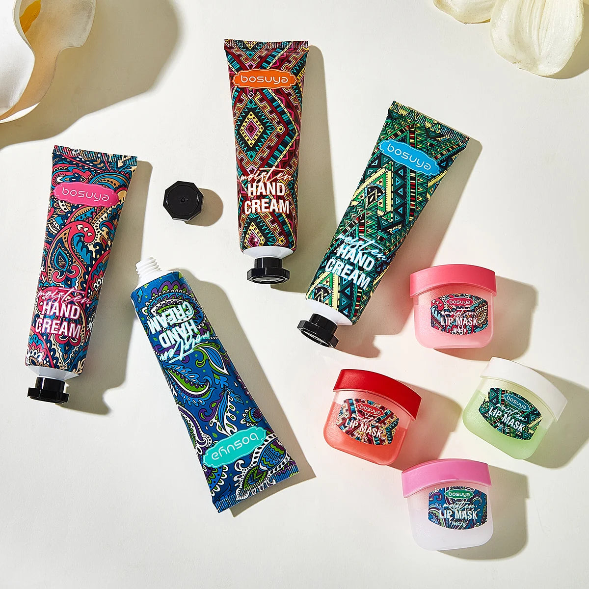 8-piece Lipstick Hand Cream Fruit Flavor Long-lasting Hydration Light Qme