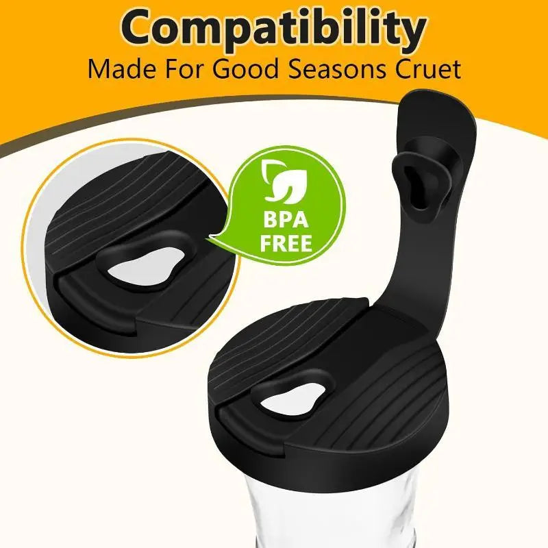 Silicone Replacement Pour Spout Lid Reusable Leak Proof Seal Cap For Salad Dressing Juice Coffee Bottles Kitchen Storage Use Qme