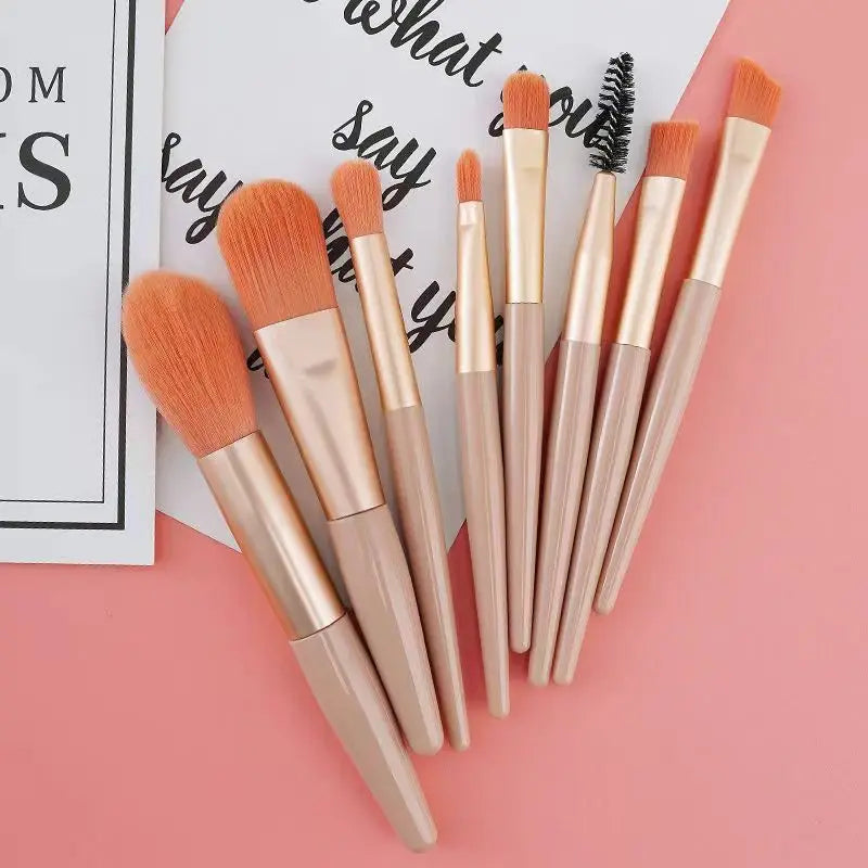 Macaron Makeup Brushes Eye Shadow Foundation Women Cosmetic Brush DIY Qme