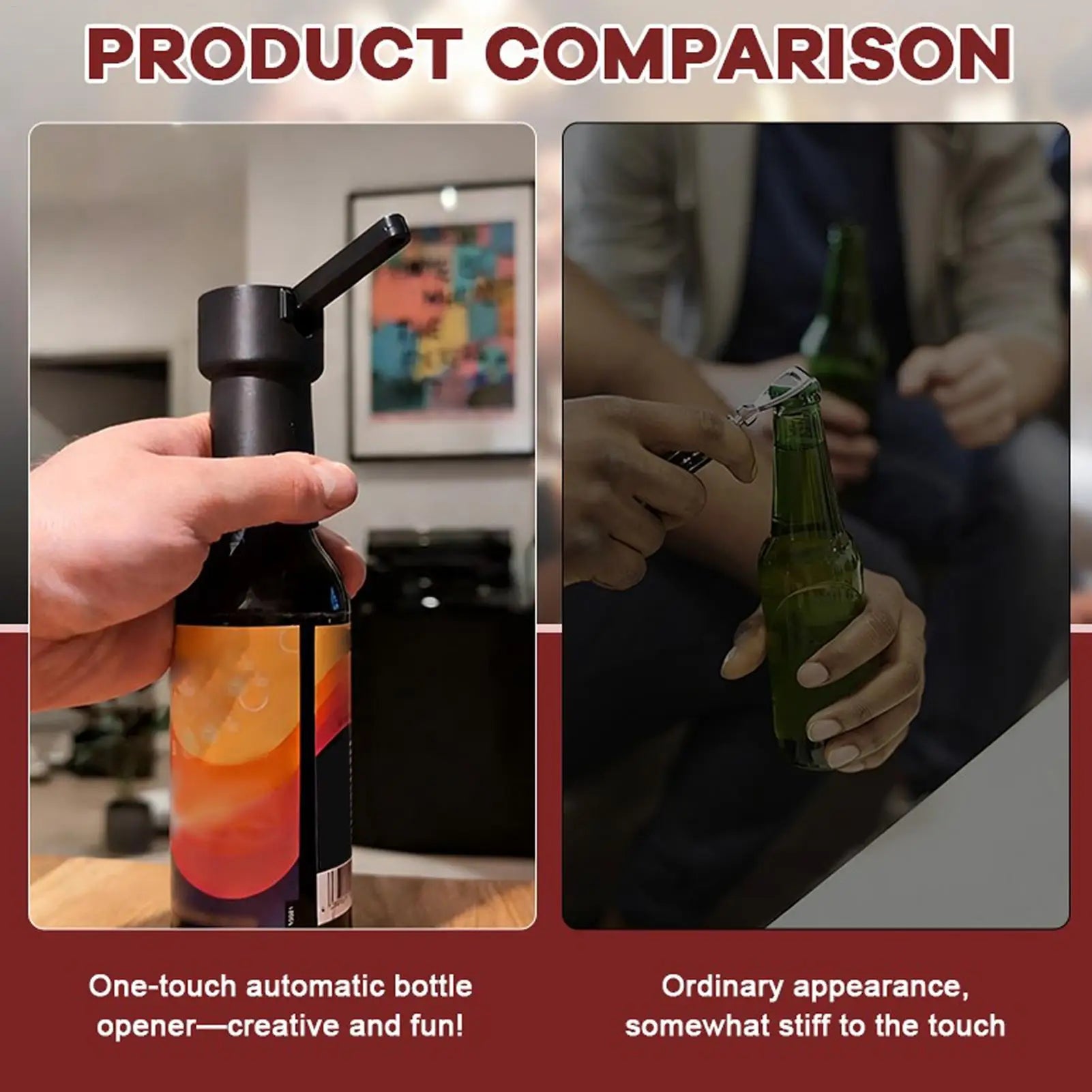 Bottle Lid Opener Ergonomic Labour-saving Kitchen Gadget Hand Tool Qme