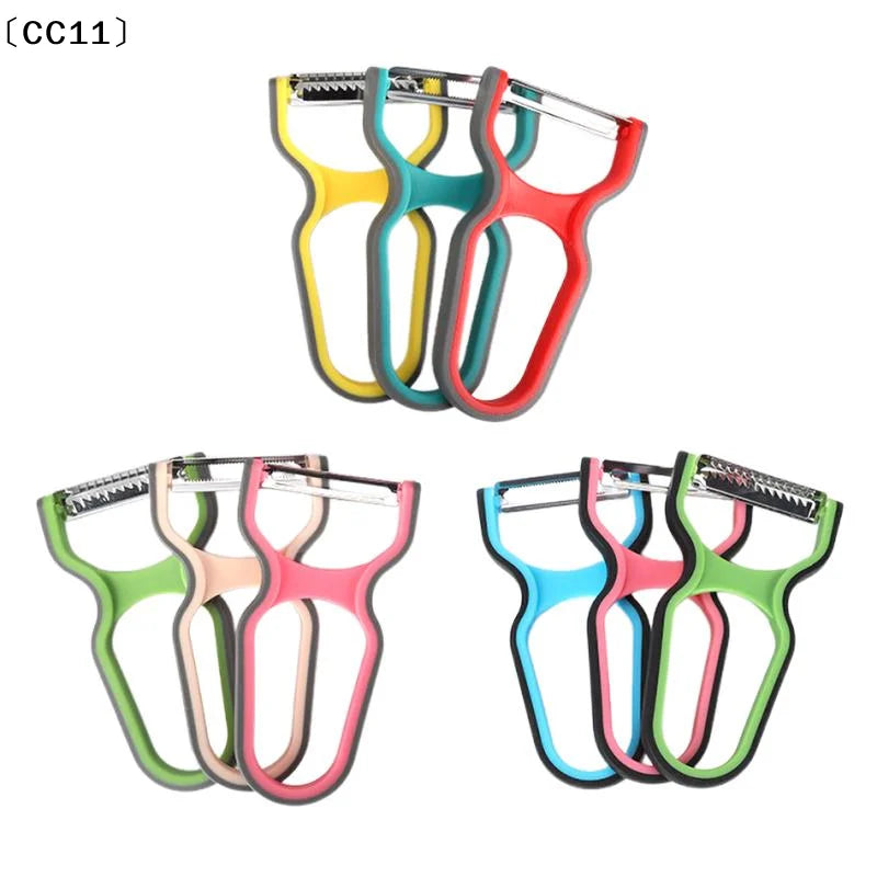 Stainless Steel Multi-function Potato Peeler Fruit Vegetable Chopper Qme