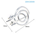 2000W 220V Coffee Maker Stainless Steel Heating Element Accessories Qme A