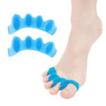 1/3/5pair orthosis protector toe separator suitable bunion corrector material soft gel toe separation foot care tool Qme 2pcs blue
