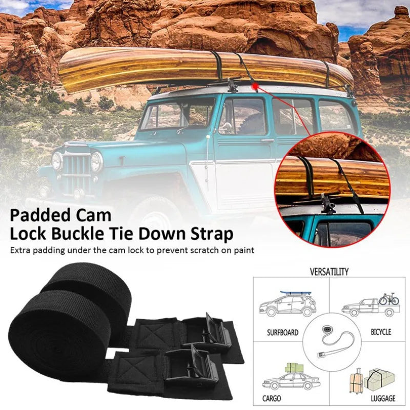Kayak Binding Straps High-strength Roof Rack Surfboard Ropes Bicycle Qme