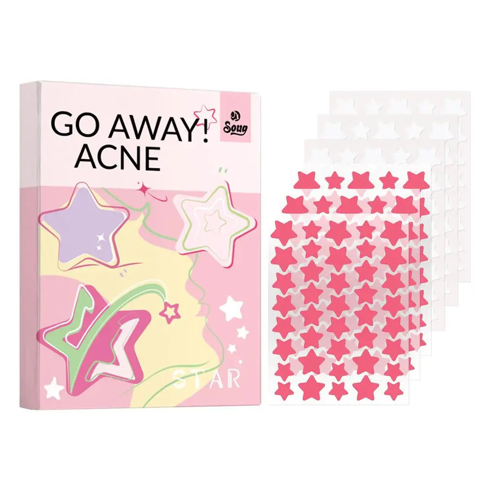 240Pcs Cute Star Acne/Pimple Patch Acne Treatment Stickers Invisible Acne Stars Cover Face Spot Removal Pimple Patch Skin Care Qme 240pcs CN