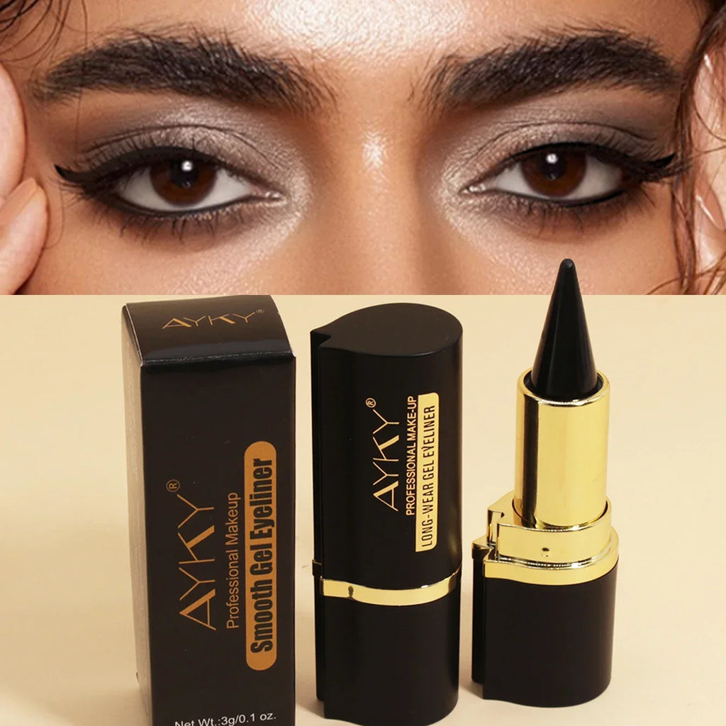 Creamy Texture Eyeliner Easy Coloring Sweat Proof Pencil Eyeshadow and Eyeliner Combo Makeup Items for Women Qme