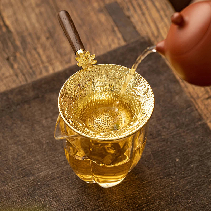 Mesh Tea Strainer Stainless Steel Filter Sieve Teaware Drain Useful Qme