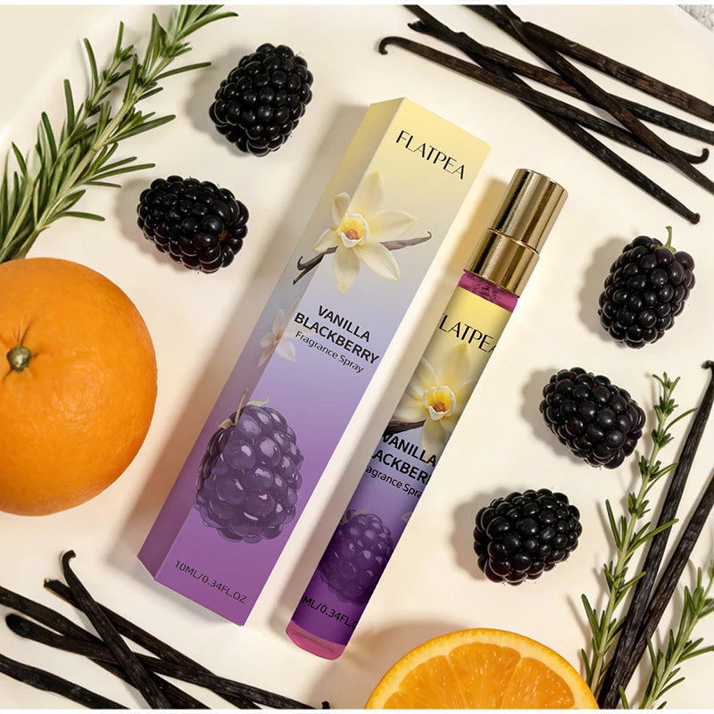 Portable Vanilla Blackberry Slim Perfume Alcohol-free Long-lasting Qme