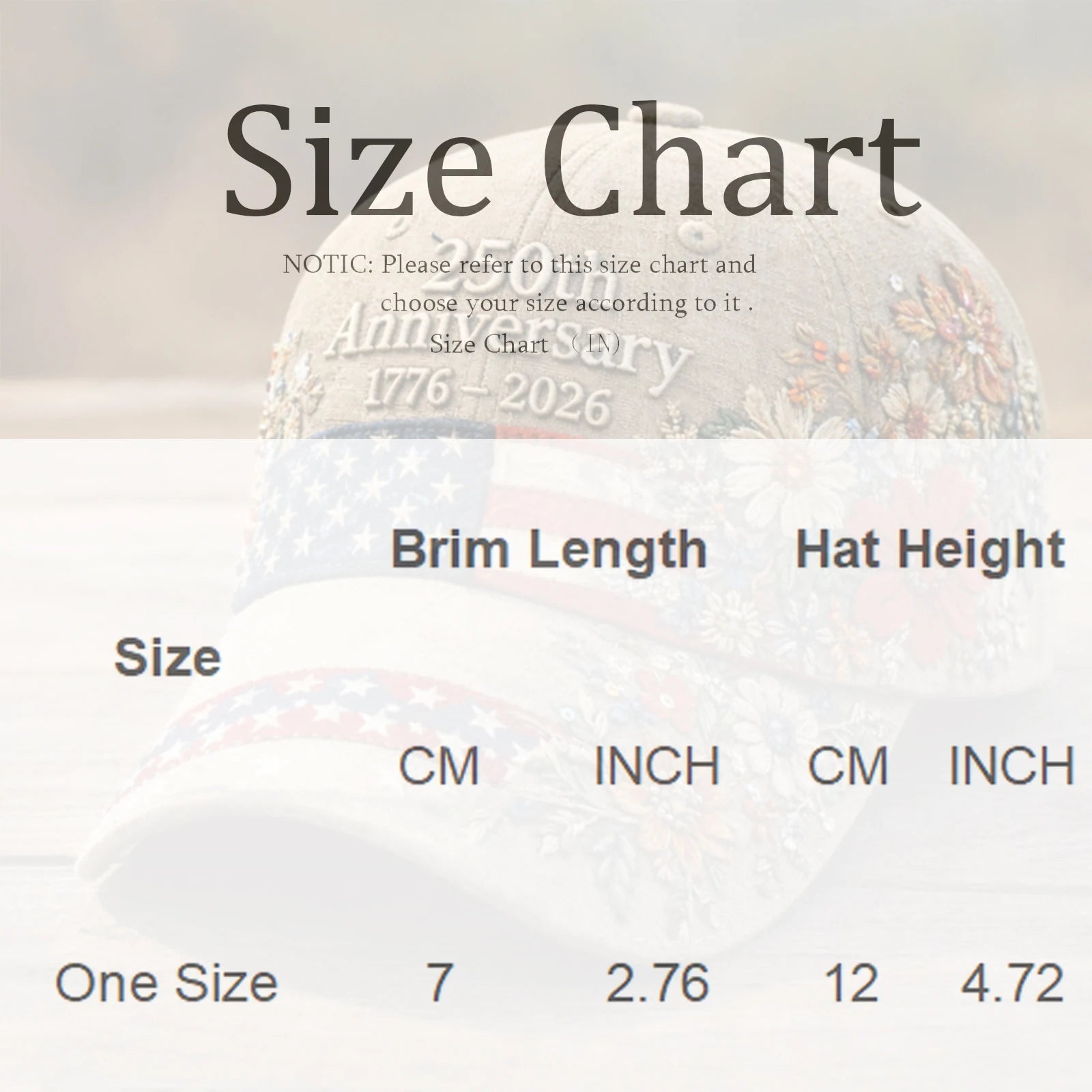 250th American Anniversary Commemorative Cap Retro Fashion Unisex Sun Visors Hat Casual Running Hiking Baseball Cap Qme