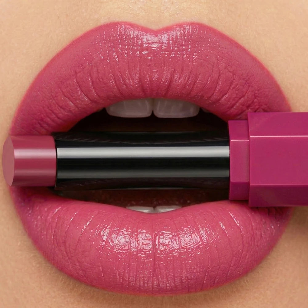Sparkling Grapefruit Lipstick Non Fading Waterproof Long Lasting Moisturizing LipGloss Creamy Smooth Highly Pigmented Lip Makeup Qme