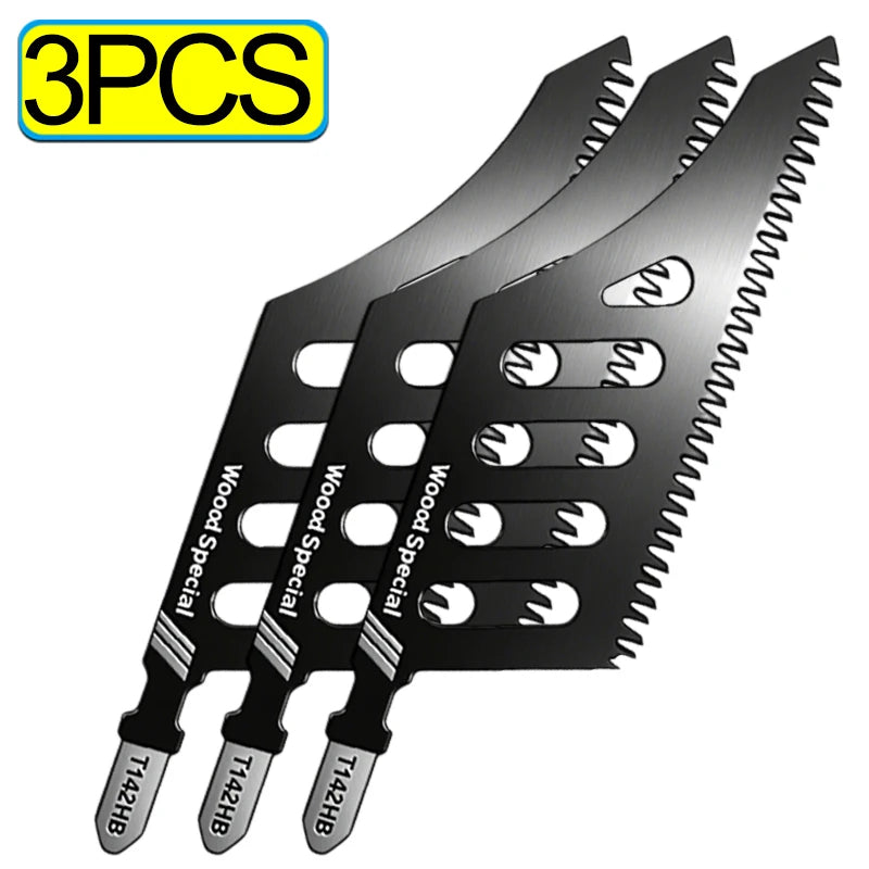 20/1PCS Jigsaw Blades Heavy Duty T-Shank Wood Aluminum Cutting Coarse Teeth Precision Tight Spaces Tools Replaceable Cut Tools Qme 3PCS