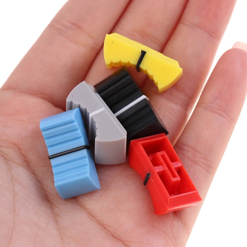 Fader Knob Cap Touch Sensitive Slider Ribbed Mixer Desk Switch Qme