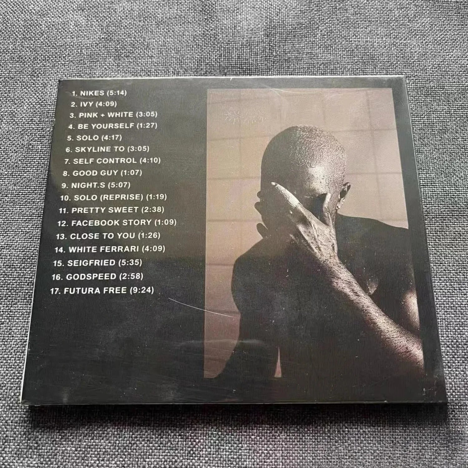 American Alternative R&B Artist Studio CD Album, Black & White Racing Helmet Cover Art Style Melodic Tracks for Music Collectors Qme