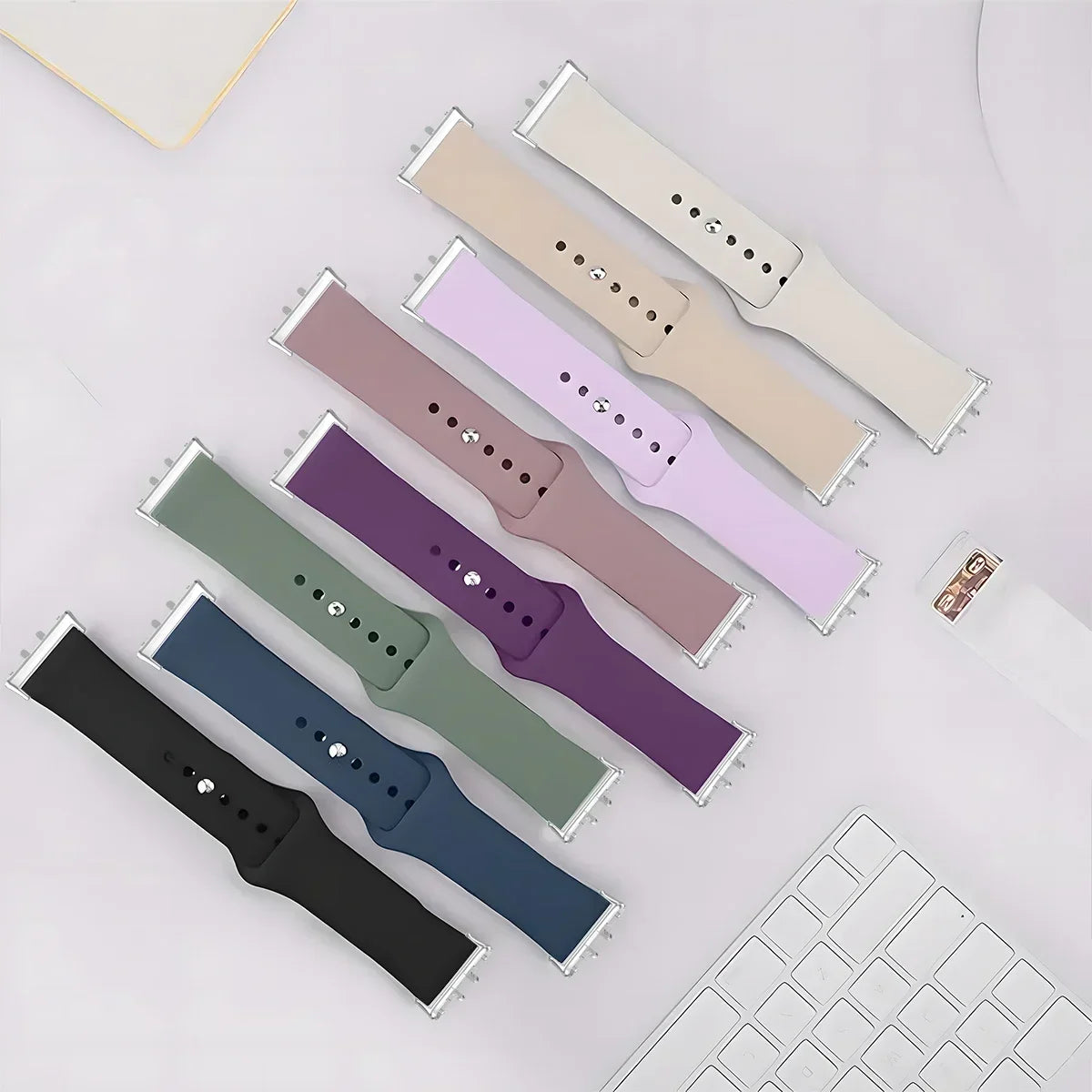 Silicone Strap For Samsung Galaxy Fit 3 Watch Band Wristband For Samsung Galaxy Fit 3 Bracelet Replacemen Qme