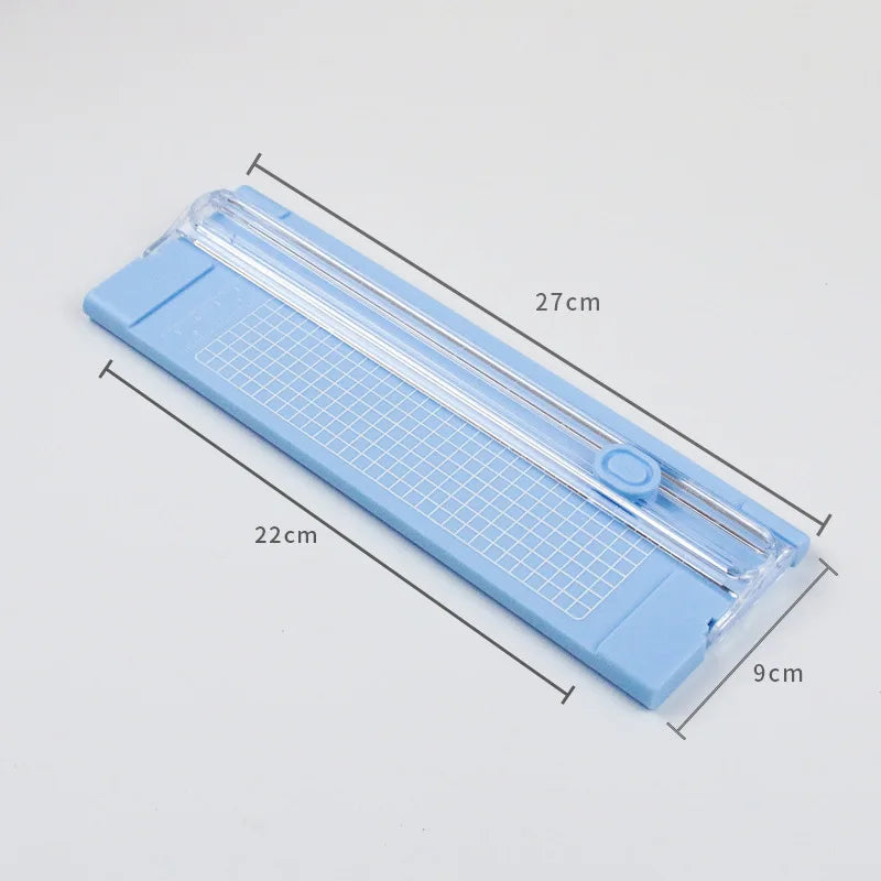 A4 Mini Paper Trimmer Paper Cutter Cutting Machine for Craft Paper Card Photo Laminated Paper Scrapbook Home Crafts Tools New Qme blue