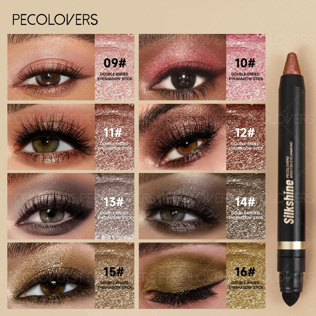 Double-head Eye Shadow Stick Eyeshadow Pen Brush Long-lasting Qme